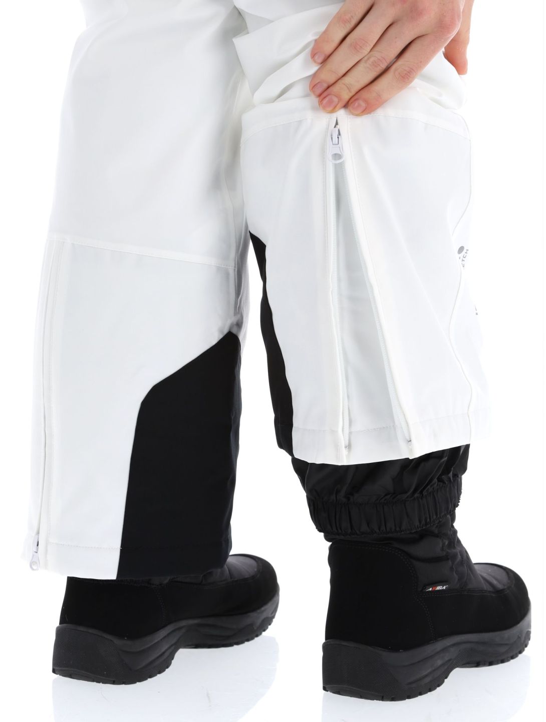 Icepeak, Freyung pantaloni da sci conformato lungo donna Optic White bianco 