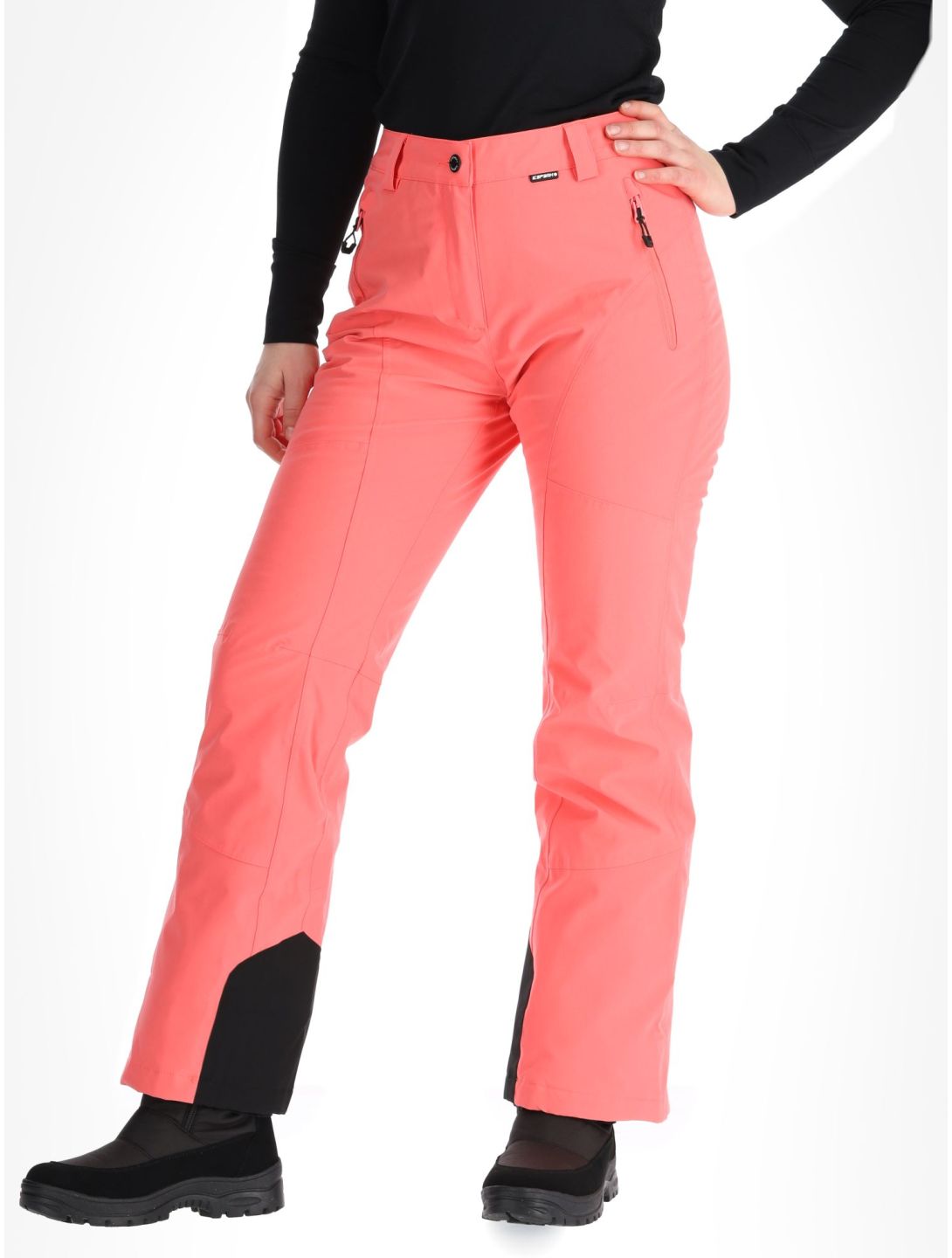 Icepeak, Freyung pantaloni da sci conformato corto donna Pink rosa 