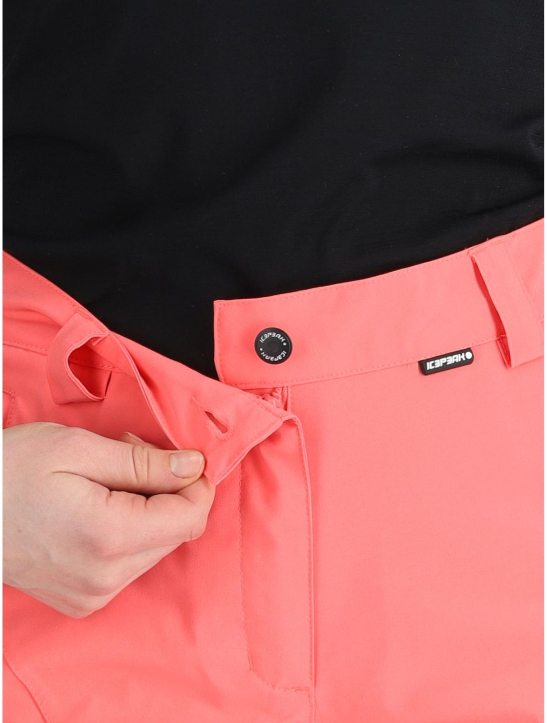 Icepeak, Freyung pantaloni da sci conformato corto donna Pink rosa 