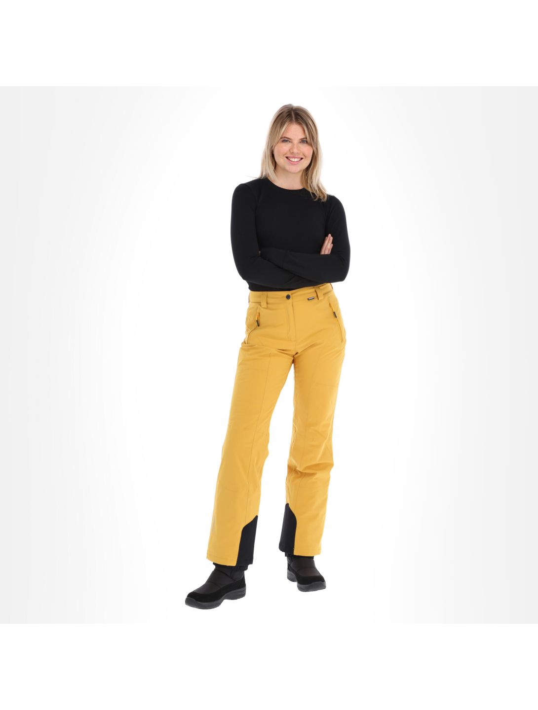 Icepeak, Freyung pantaloni da sci slim fit donna fudge marrone