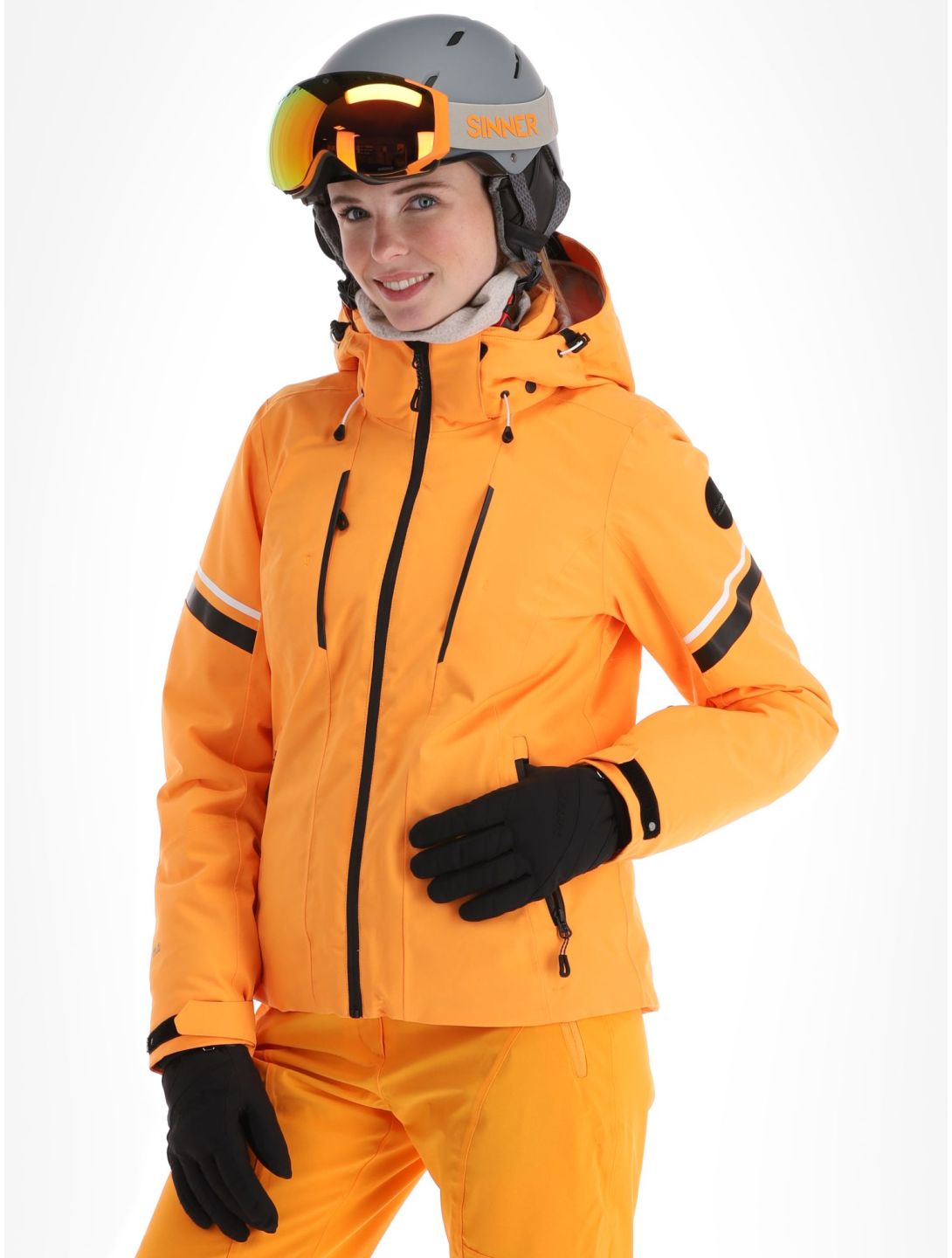 Icepeak, Friona giacca sci donna Abricot arancio 