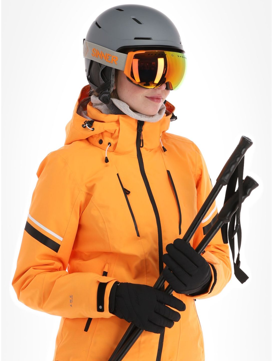 Icepeak, Friona giacca sci donna Abricot arancio 