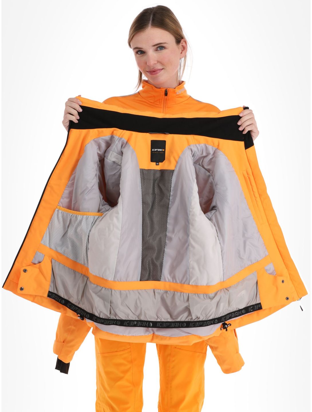 Icepeak, Friona giacca sci donna Abricot arancio 