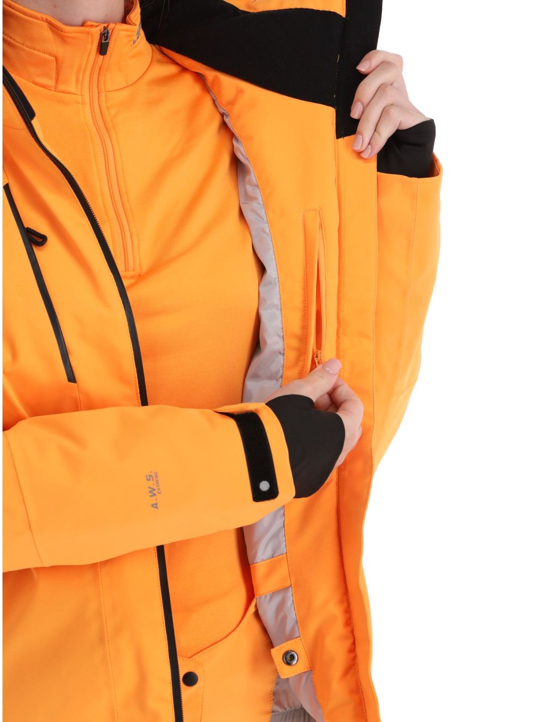 Icepeak, Friona giacca sci donna Abricot arancio 