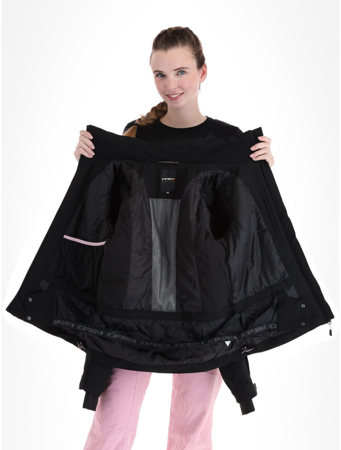 Icepeak, Friona giacca sci donna Black nero 