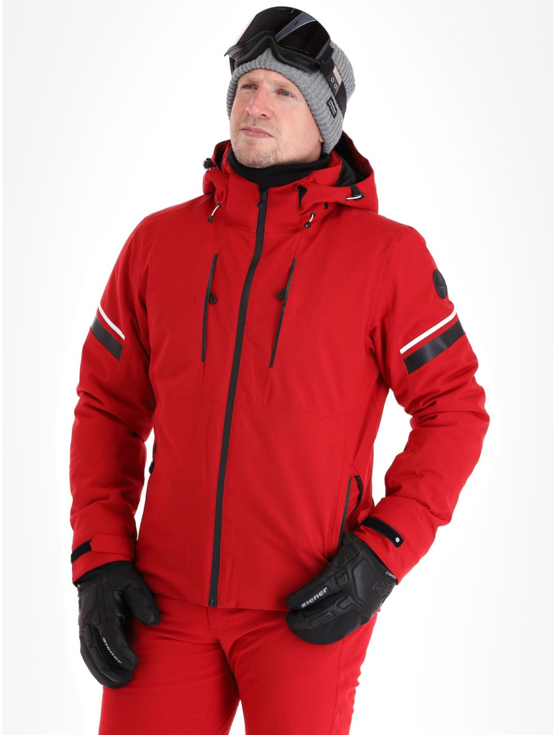 Icepeak, Frisco giacca sci uomo Burgundy borgogna 