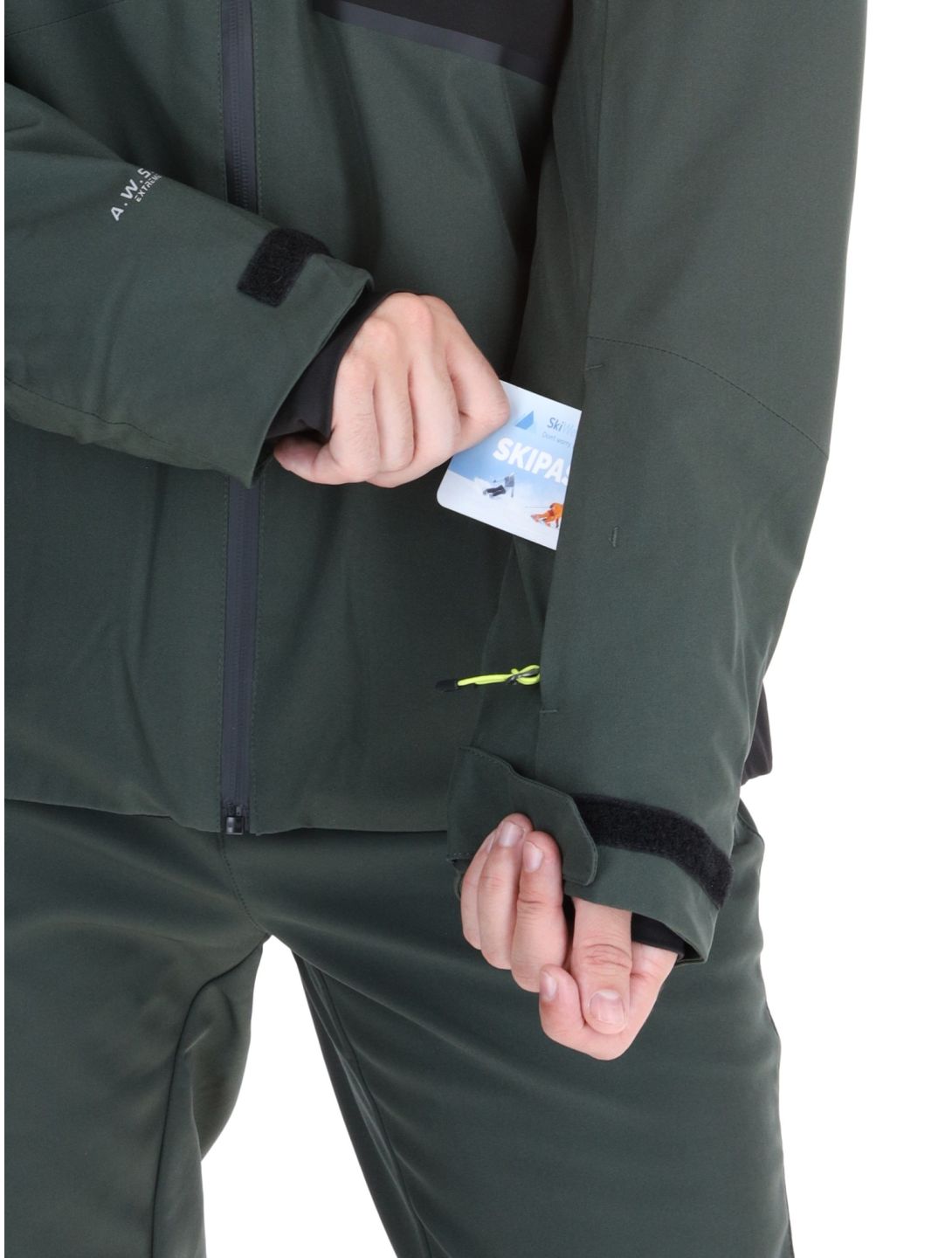 Icepeak, Frisco giacca sci uomo Dark Olive verde 