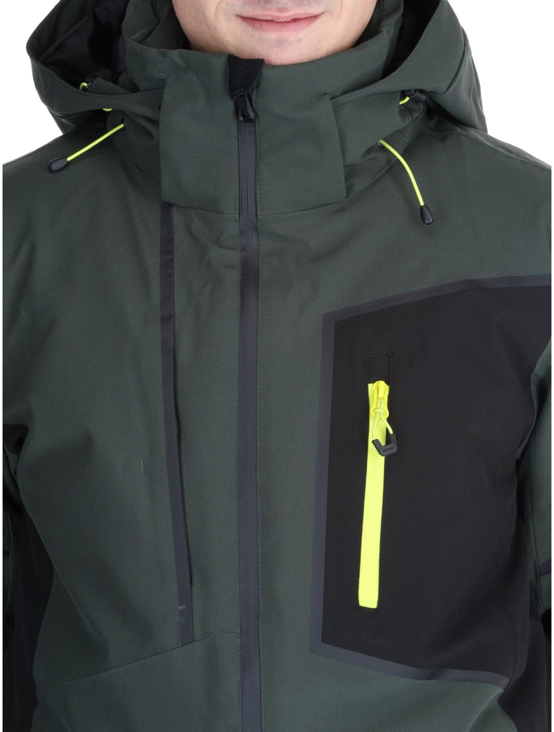 Icepeak, Frisco giacca sci uomo Dark Olive verde 