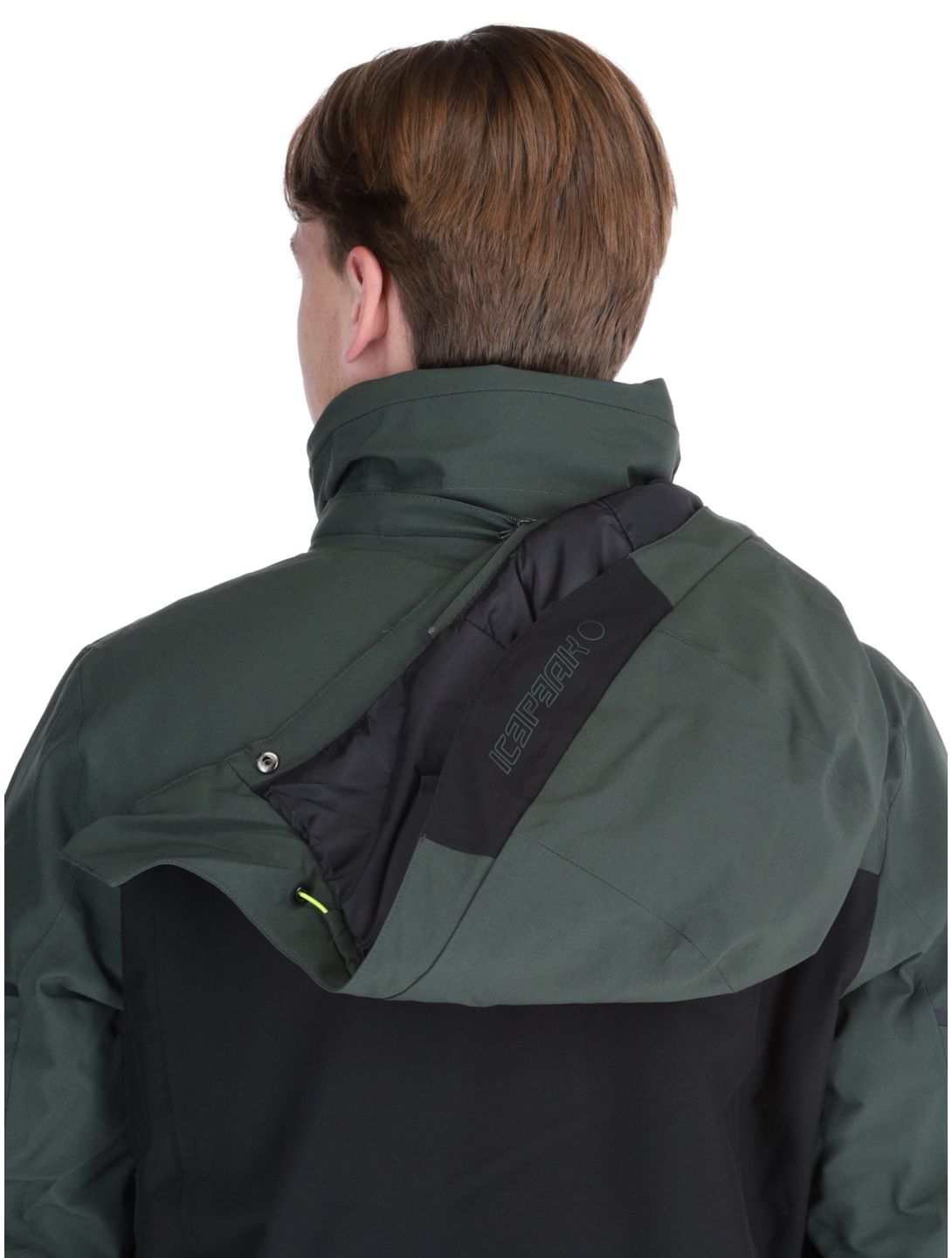 Icepeak, Frisco giacca sci uomo Dark Olive verde 