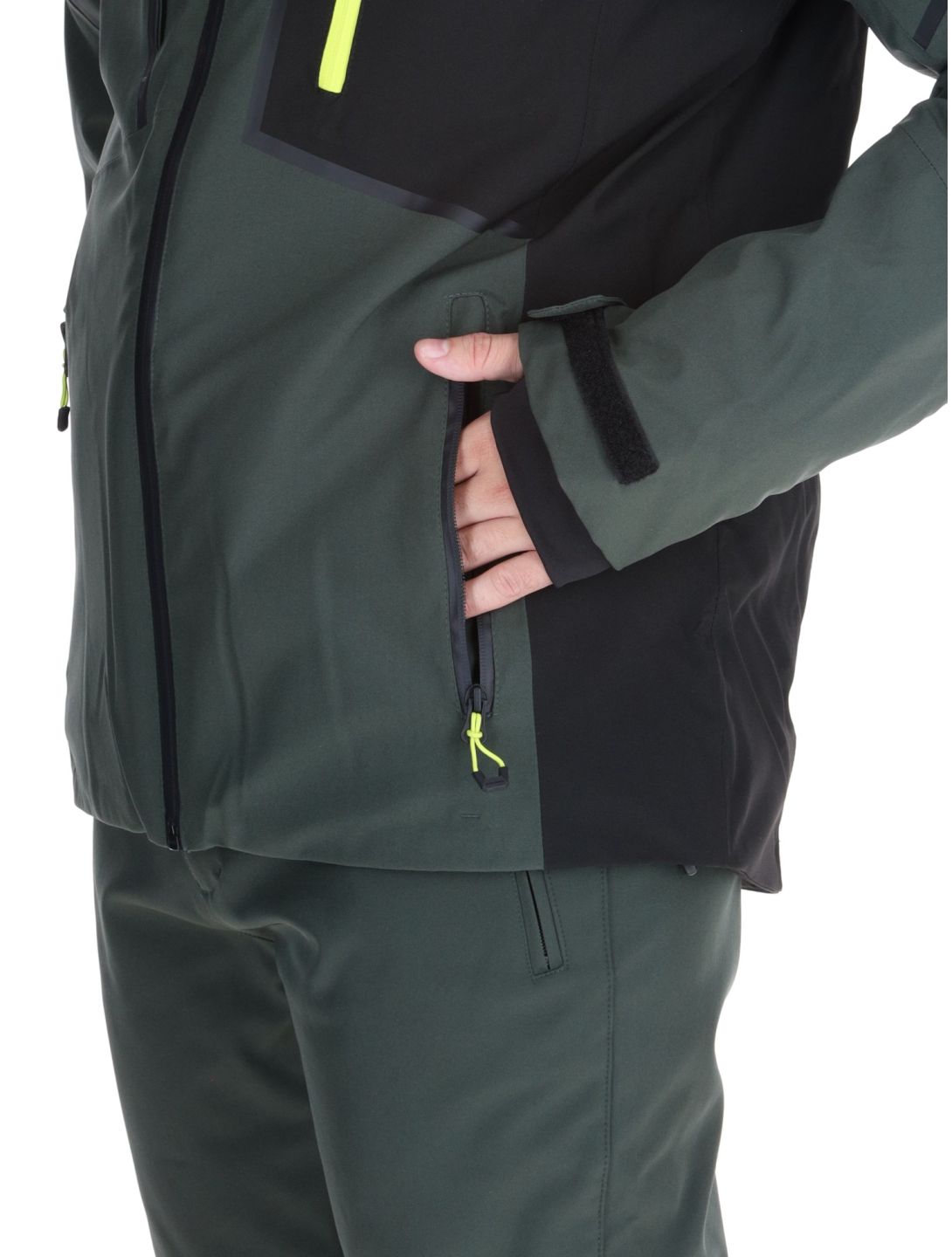 Icepeak, Frisco giacca sci uomo Dark Olive verde 