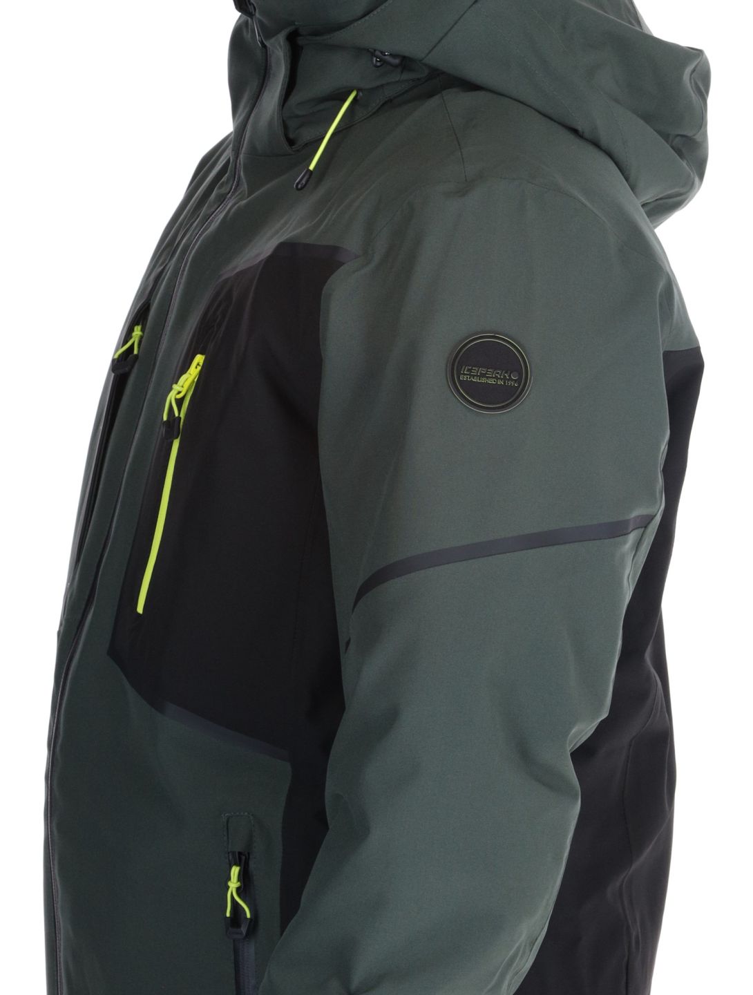 Icepeak, Frisco giacca sci uomo Dark Olive verde 