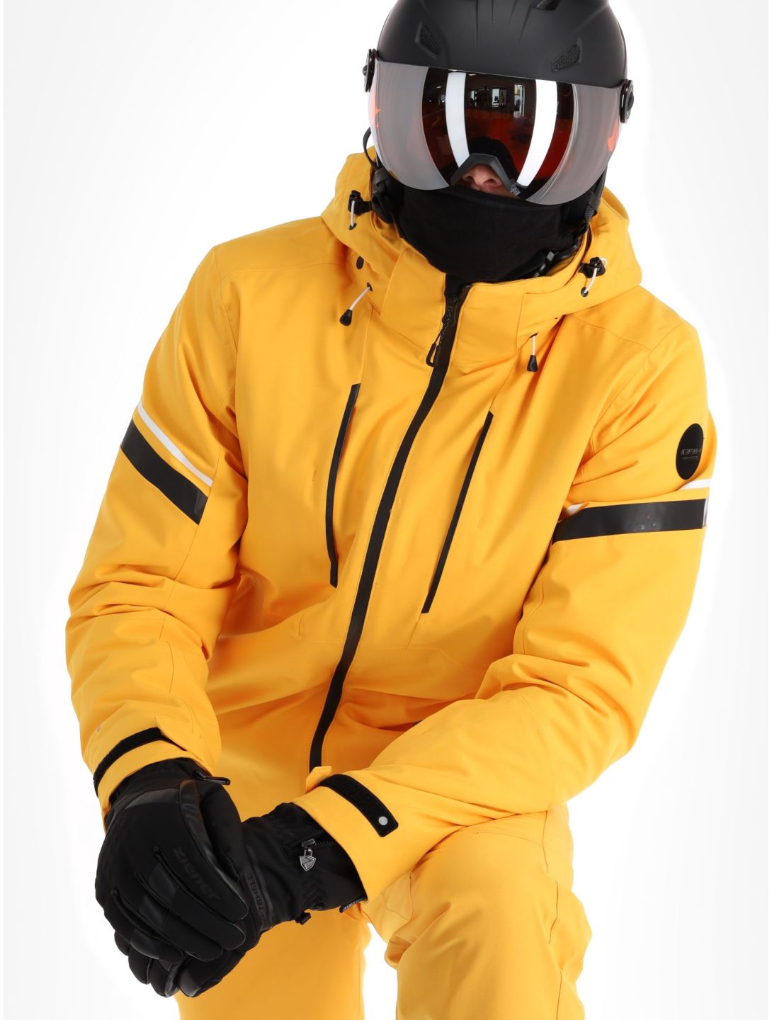 Icepeak, Frisco giacca sci uomo Yellow giallo 