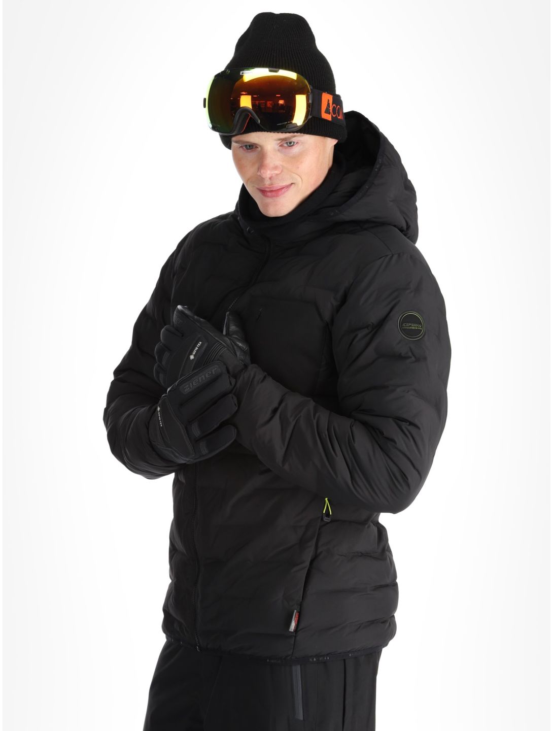 Icepeak, Frontier giacca sci uomo Black nero 