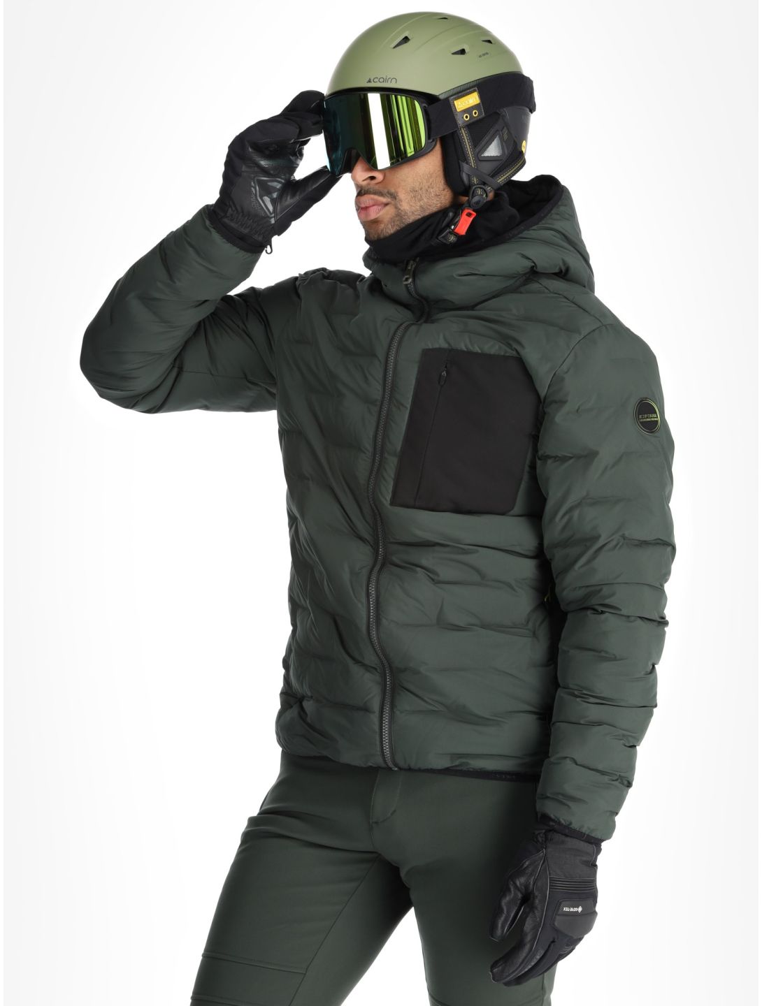 Icepeak, Frontier giacca sci uomo Dark Olive verde 