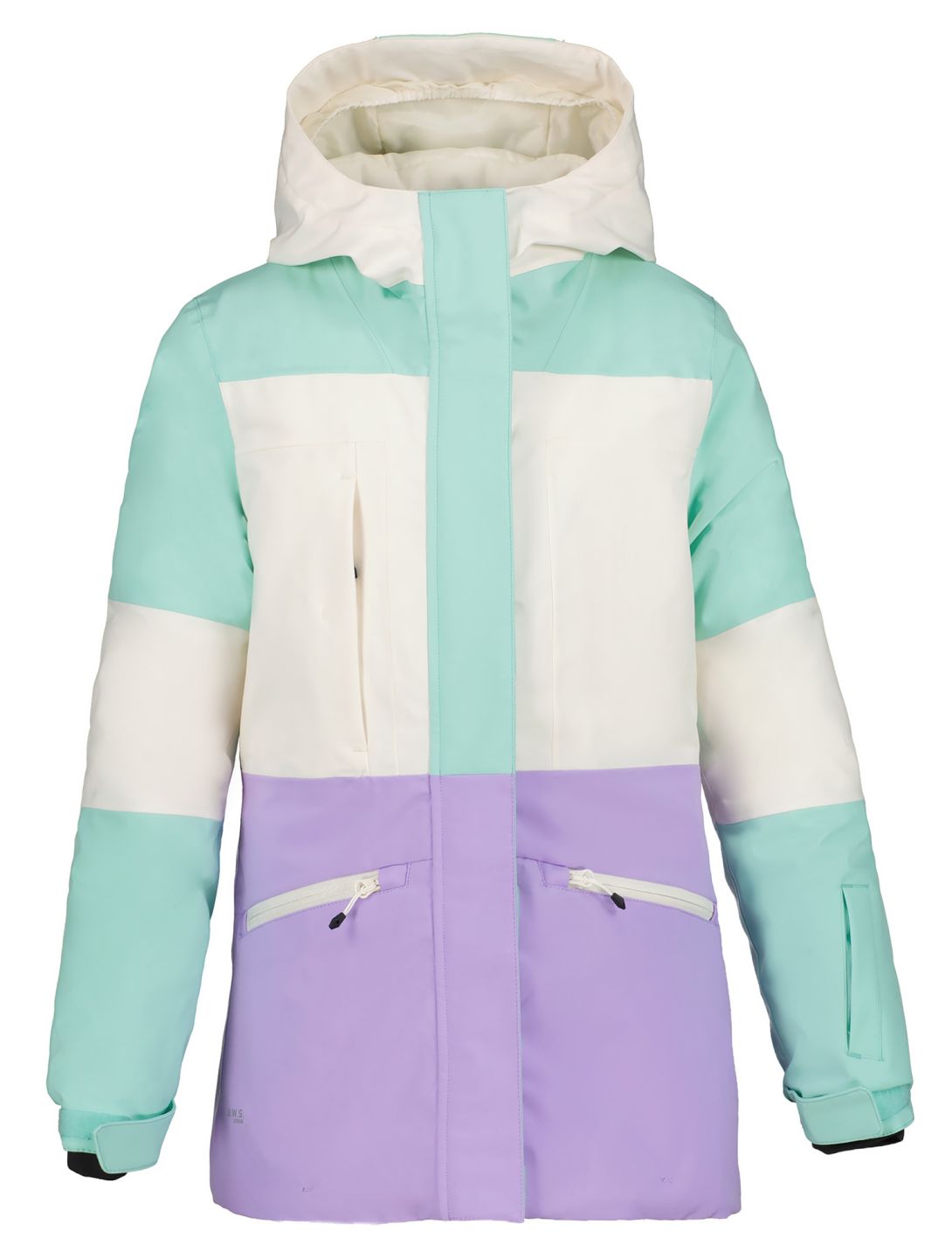 Icepeak, Leoti Jr giacca sci bambino Light Green bianco, verde, viola 