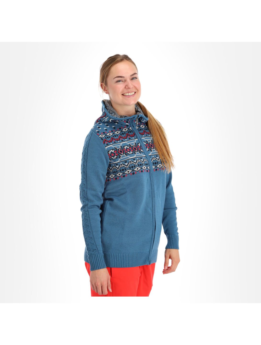 Kama, Sweater Womens gilet donna blu