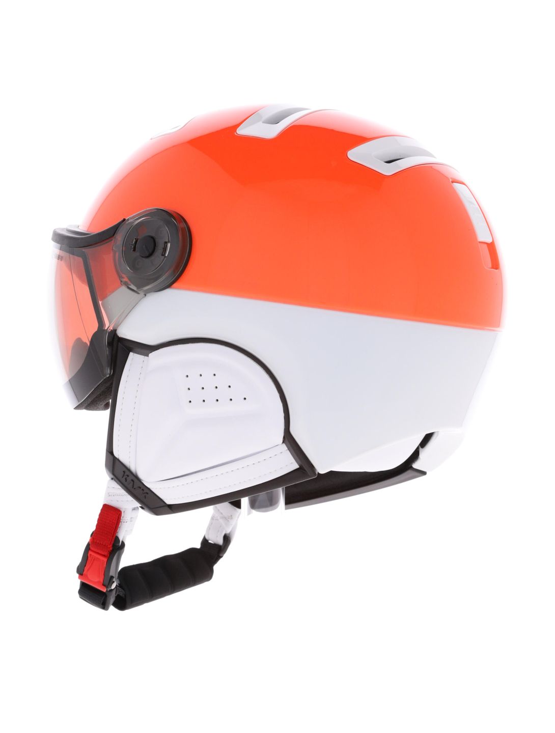 Kask, Class Sport Photochromic caschetto con visiera unisex fluo arancio 