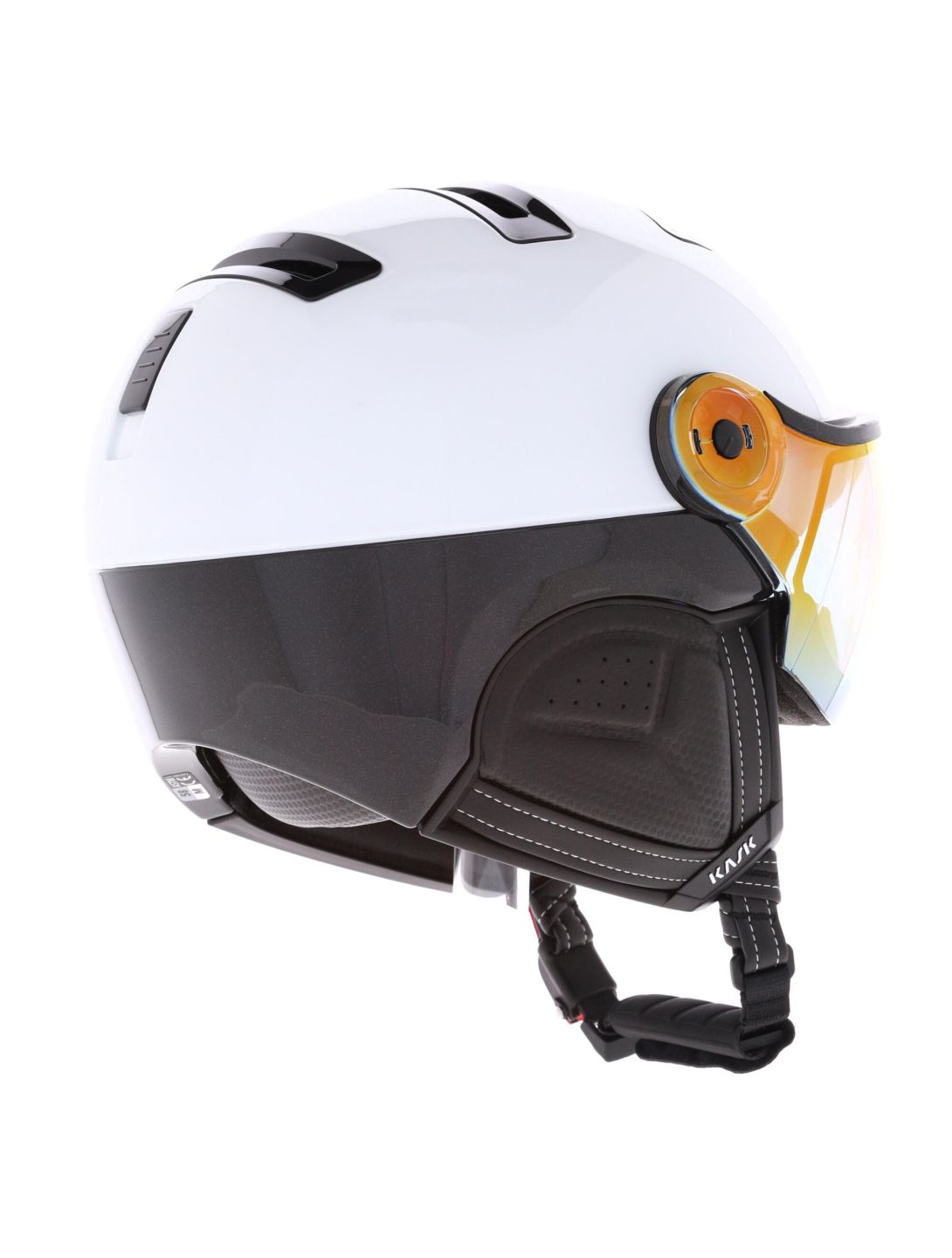 Kask, Piuma R Montecarlo caschetto con visiera unisex White bianco 