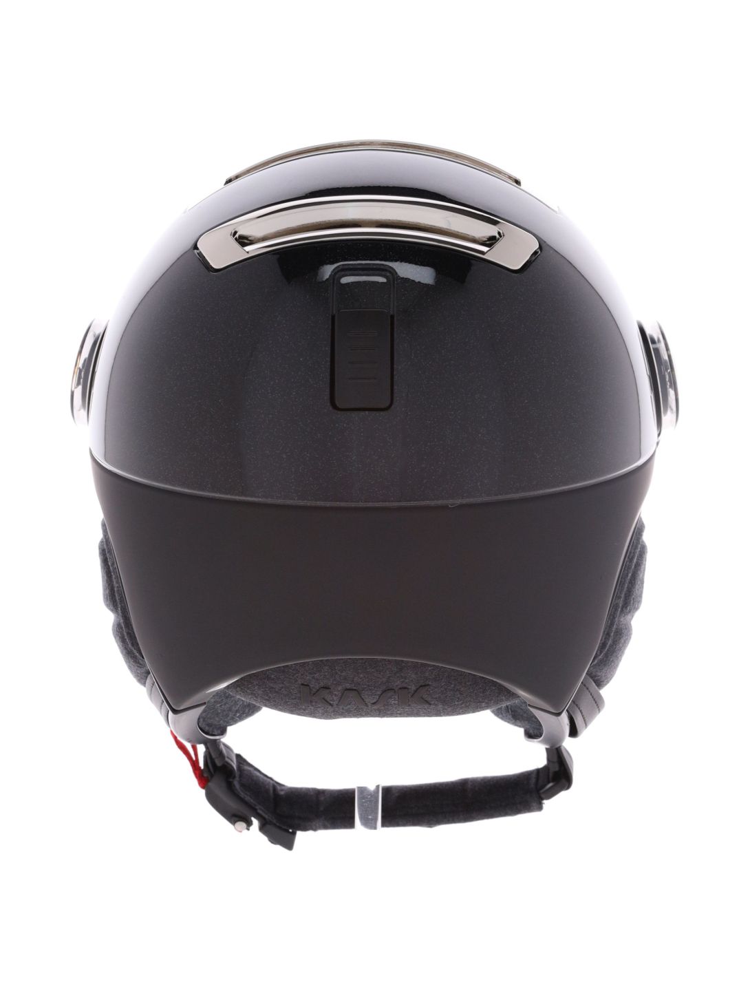 Kask, Piuma-R Chrome Visor caschetto con visiera unisex Black/Silver nero, Zilver 