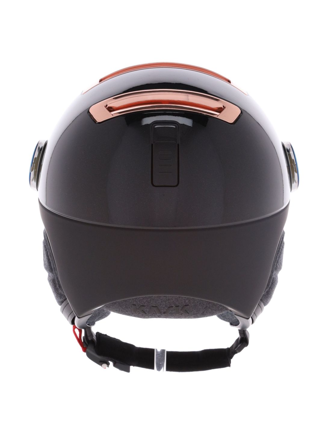 Kask, Piuma-R Chrome Visor caschetto con visiera unisex Black/Pink Gold bianco, rosa 