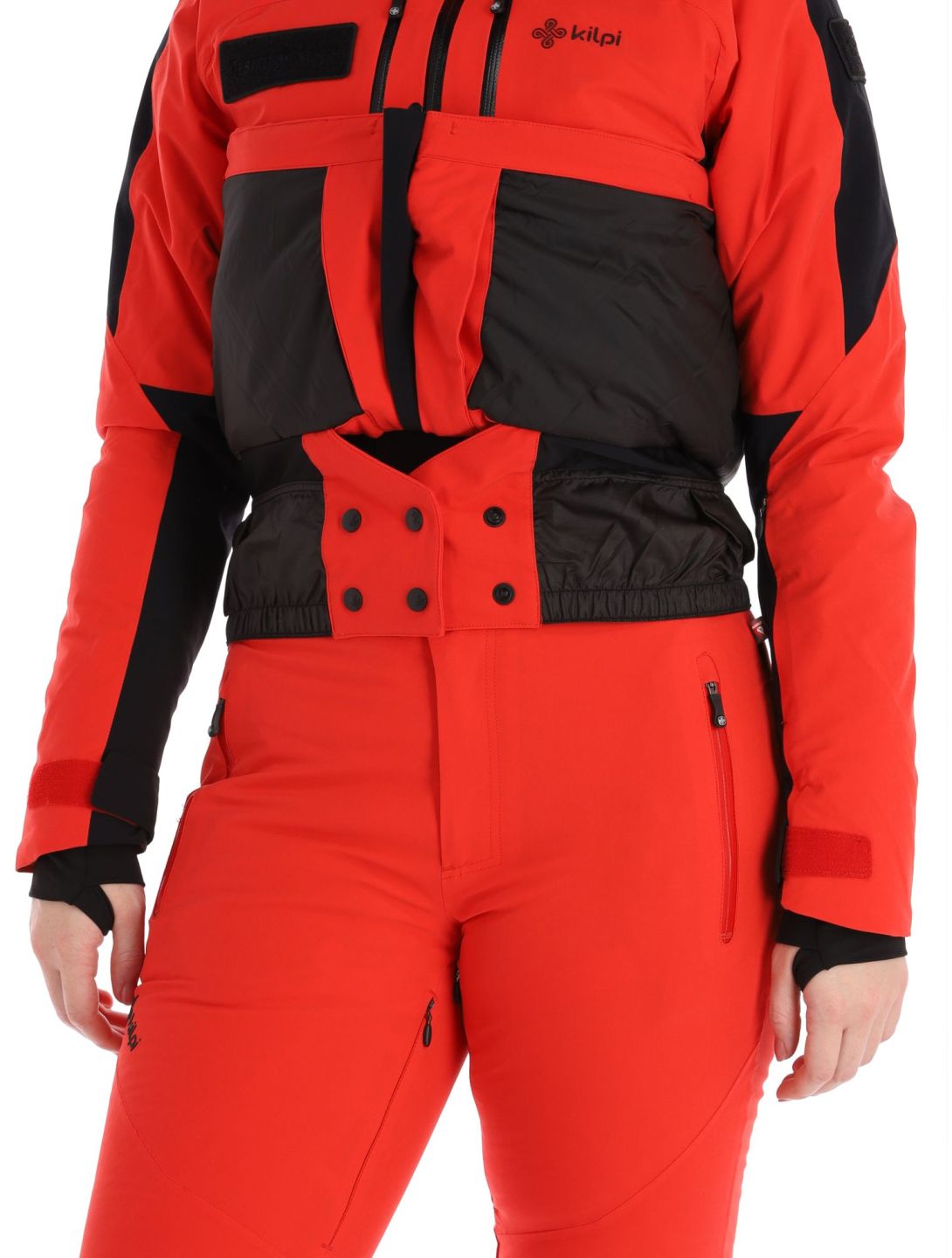 Kilpi, Dexen-W giacca sci taglie forti donna Red nero, rosso 