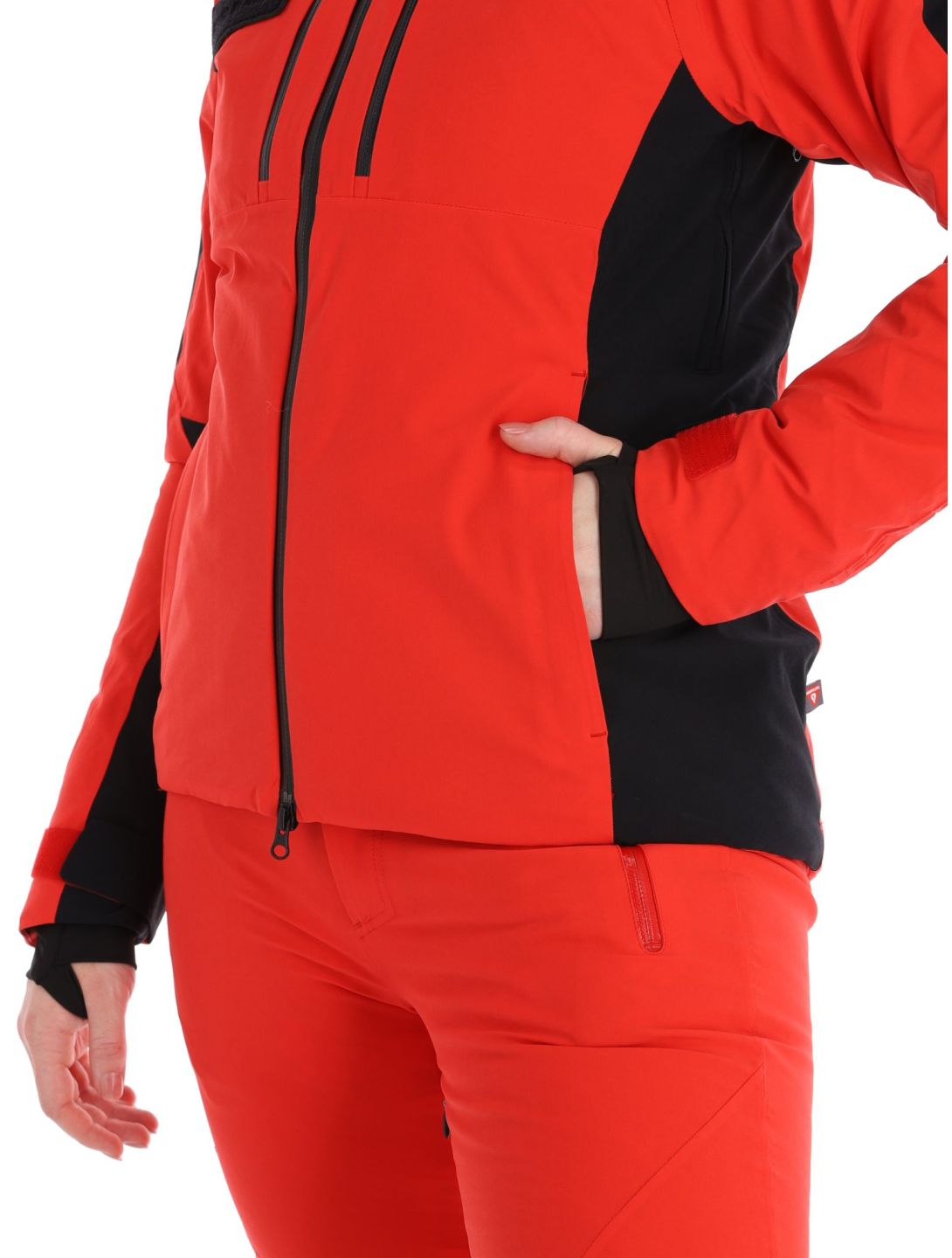 Kilpi, Dexen-W giacca sci taglie forti donna Red nero, rosso 