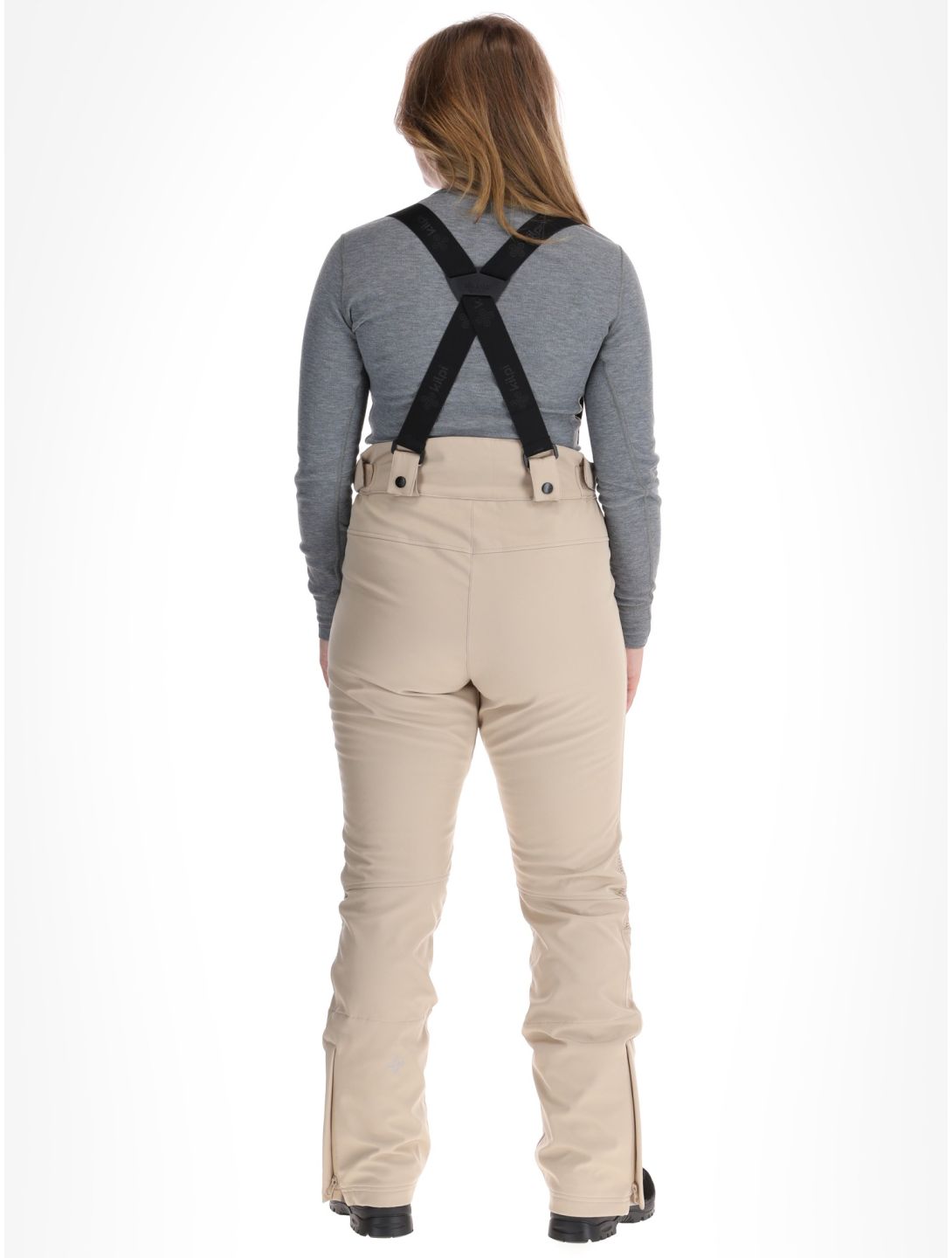 Kilpi, DIONE pantaloni da sci softshell donna Beige beige 