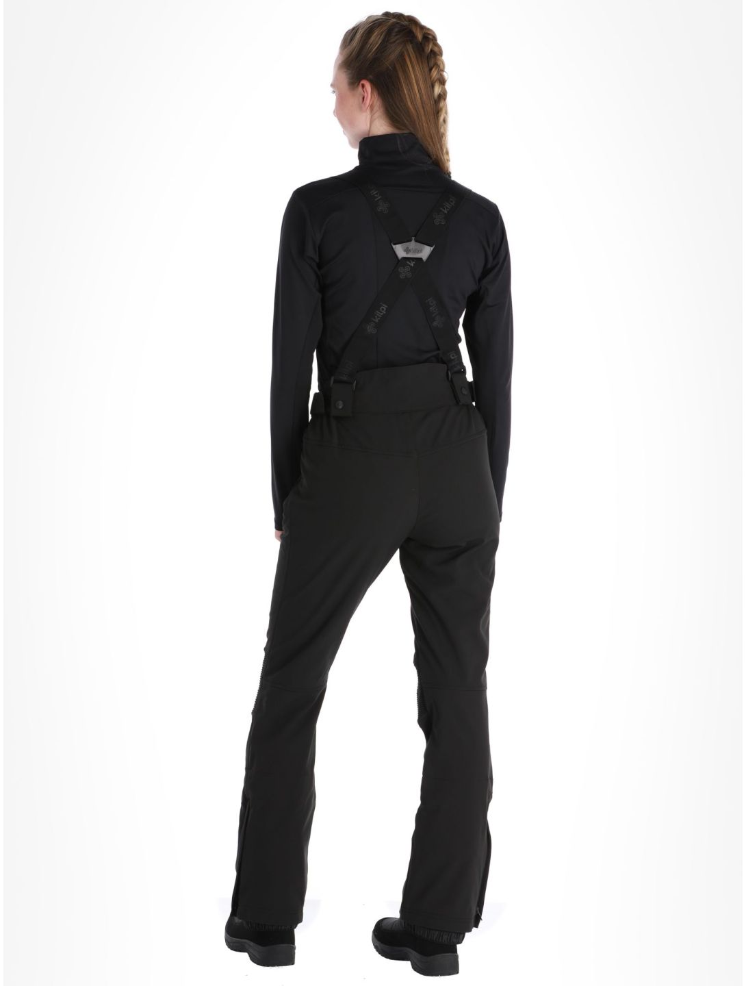 Kilpi, Dione-W pantaloni da sci softshell donna Black nero 