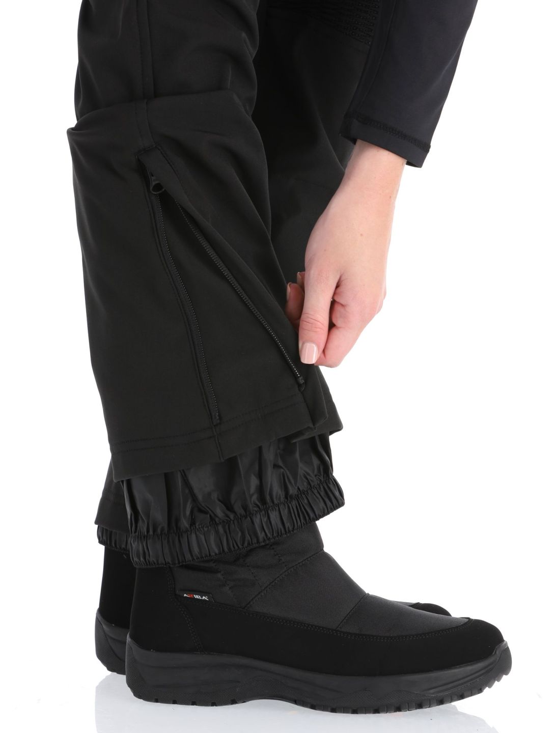 Kilpi, Dione-W pantaloni da sci softshell donna Black nero 