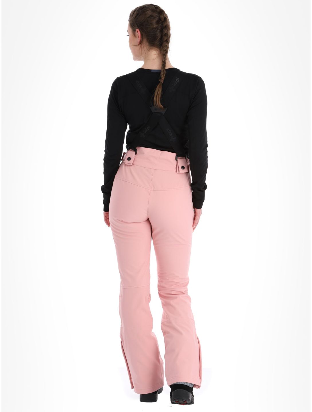 Kilpi, Dione-W pantaloni da sci softshell donna Lady Pink rosa 