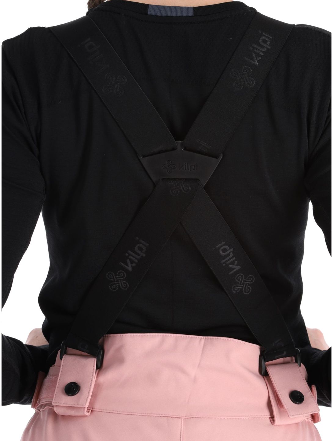 Kilpi, Dione-W pantaloni da sci softshell donna Lady Pink rosa 