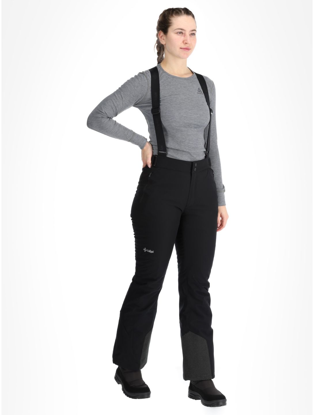 Kilpi, Elare pantaloni da sci donna Black nero 