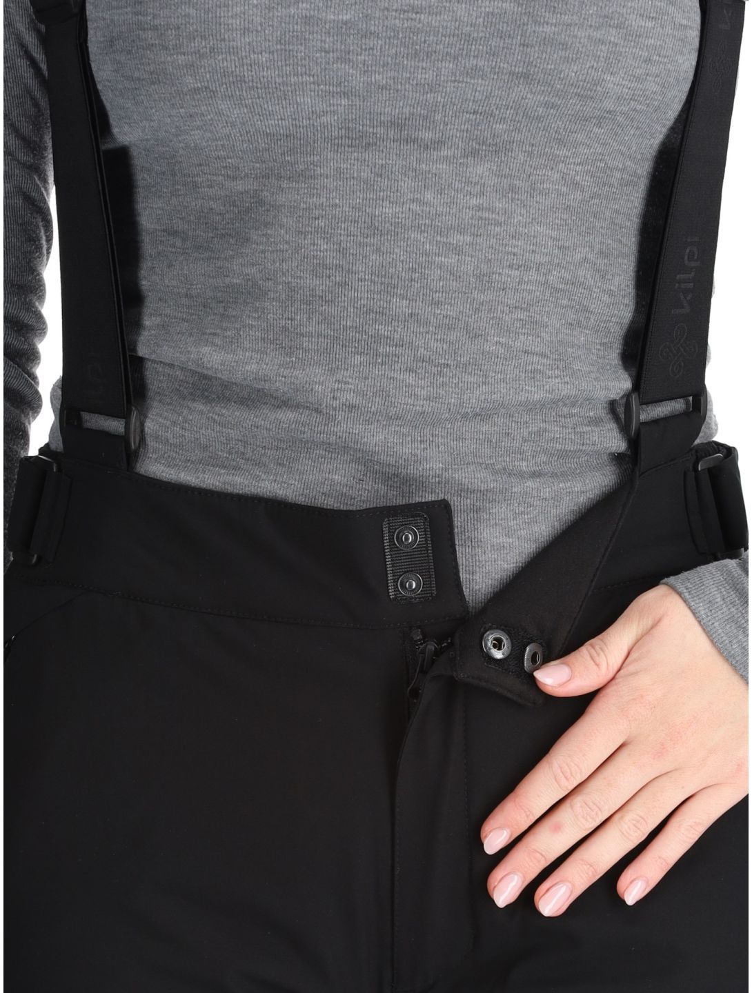 Kilpi, Elare pantaloni da sci donna Black nero 