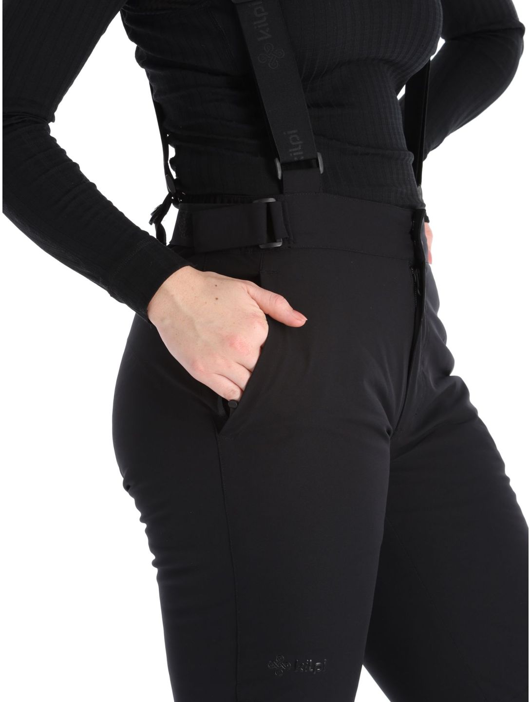 Kilpi, Elare-W pantaloni da sci donna Black nero 