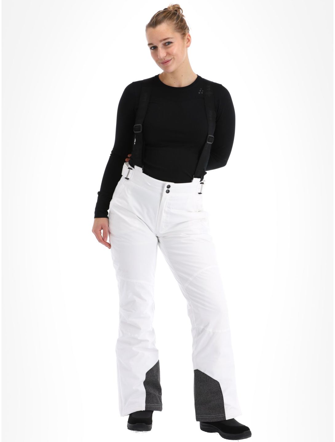 Kilpi, Elare-W pantaloni da sci donna White bianco 