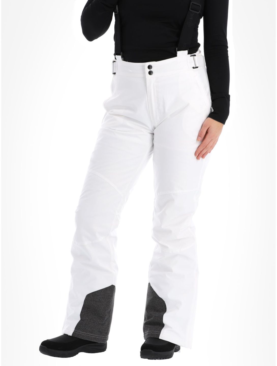 Kilpi, Elare-W pantaloni da sci donna White bianco 