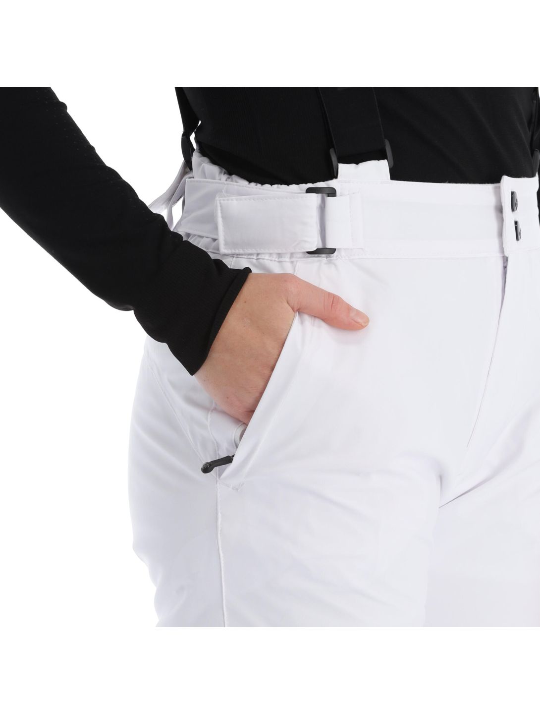 Kilpi, Elare-W pantaloni da sci donna bianco 