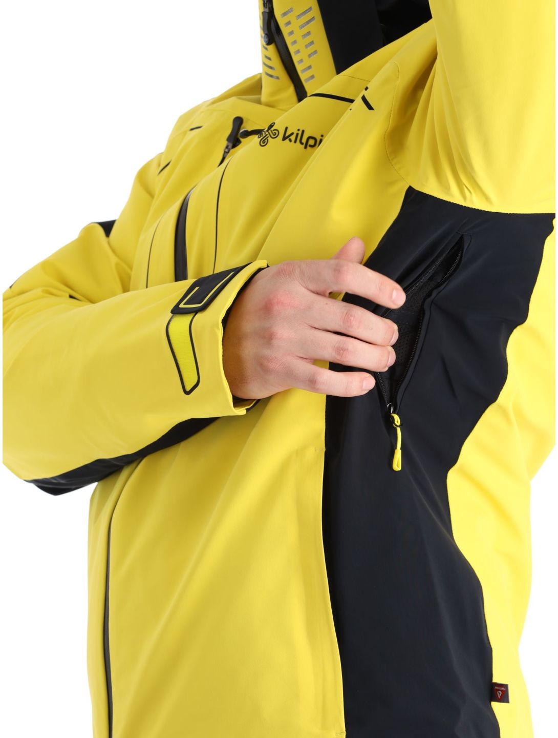 Kilpi, Hyder-M giacca sci uomo Yellow giallo, nero 