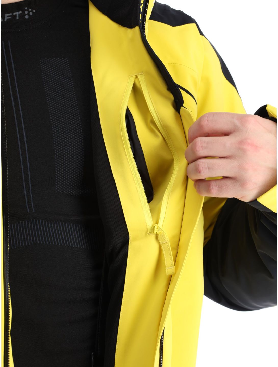 Kilpi, Hyder-M giacca sci uomo Yellow giallo, nero 