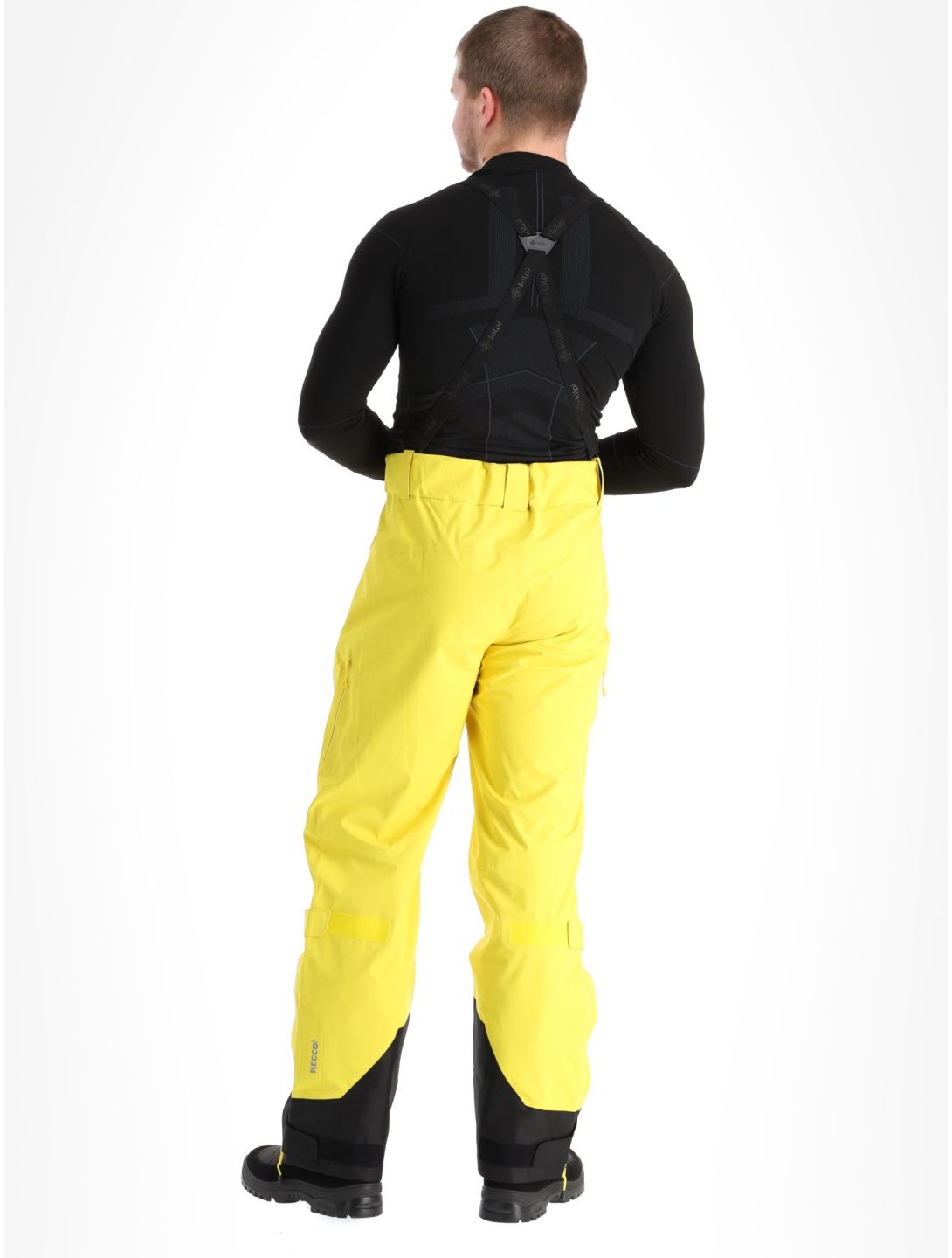 Kilpi, Lazzaro-M pantaloni da sci senza imbottitura uomo Yellow giallo 