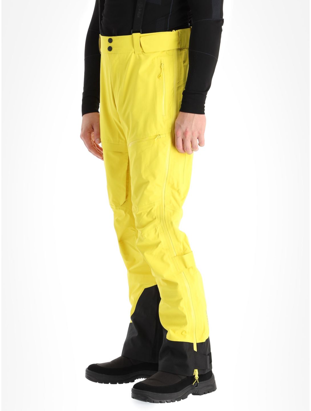 Kilpi, Lazzaro-M pantaloni da sci senza imbottitura uomo Yellow giallo 