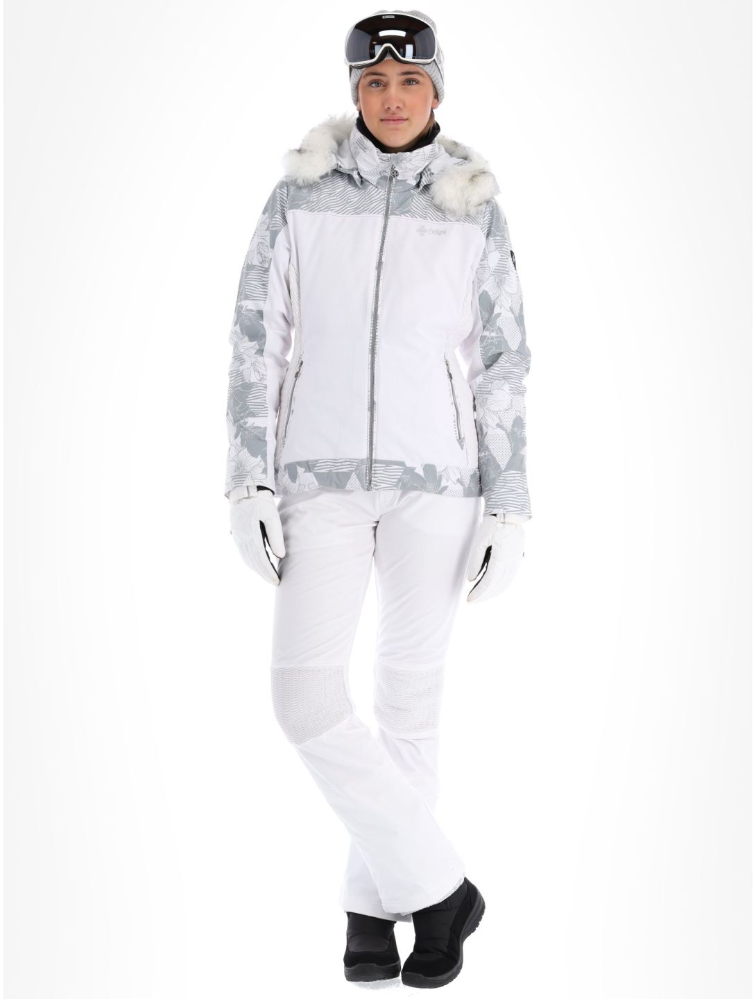 Kilpi, Lena-W giacca sci modello riscaldato donna White bianco 