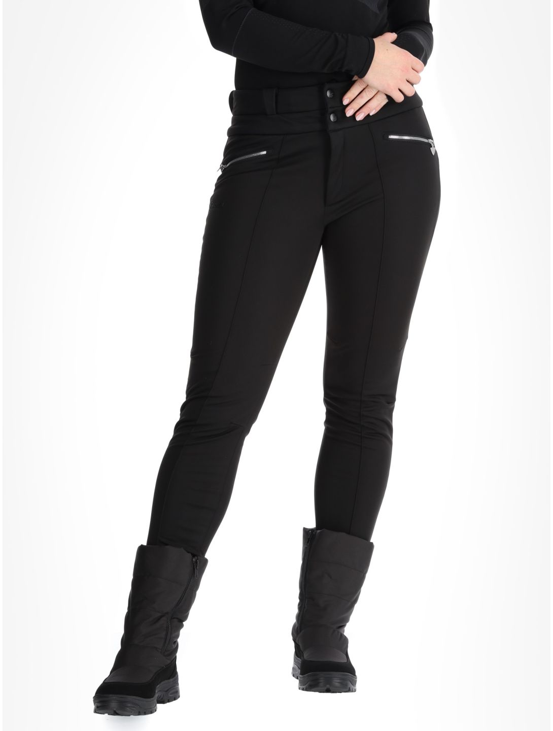 Kilpi, MAURA legging da sci donna Black nero 