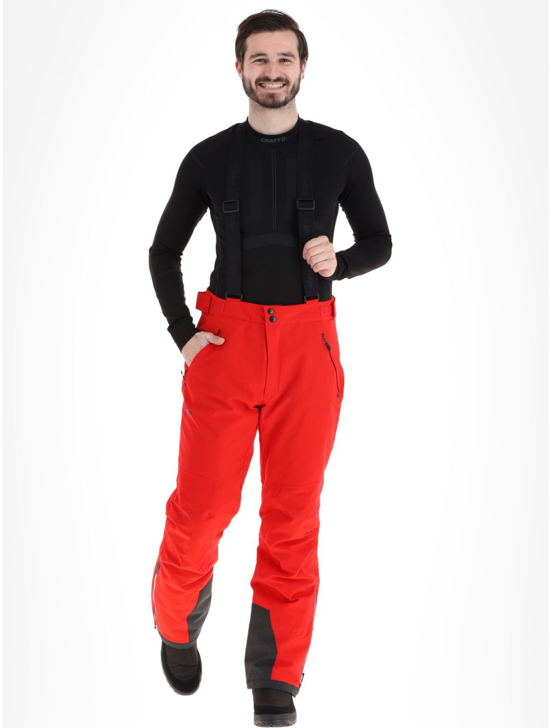 Kilpi, Methone-M pantaloni da sci uomo Red rosso 