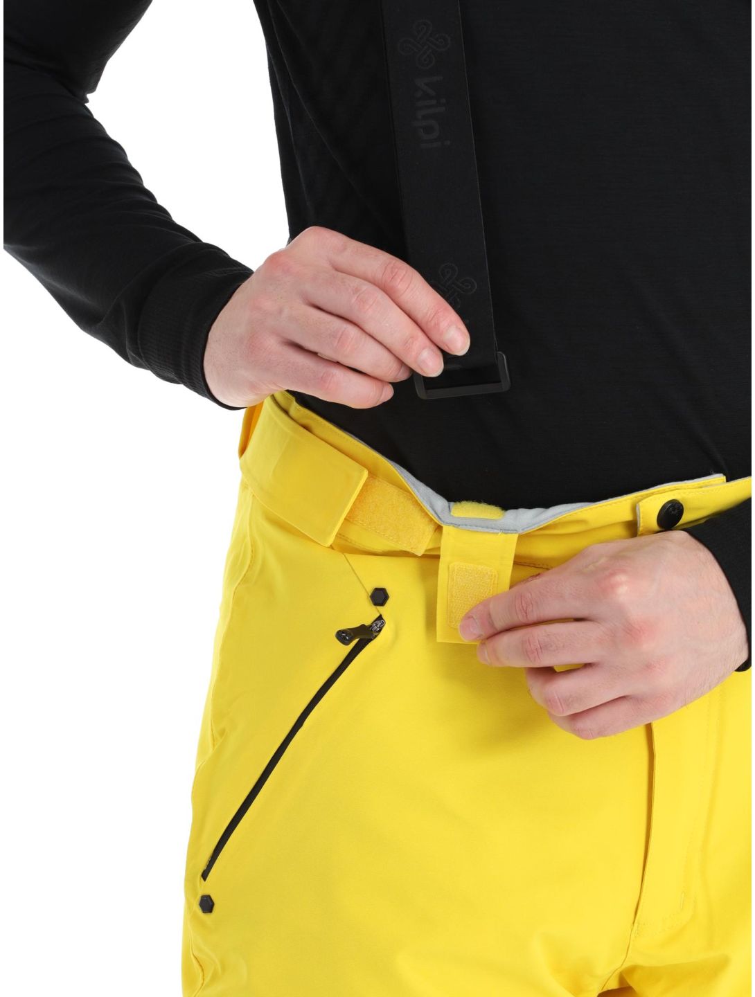 Kilpi, Methone-M pantaloni da sci uomo Yellow giallo 