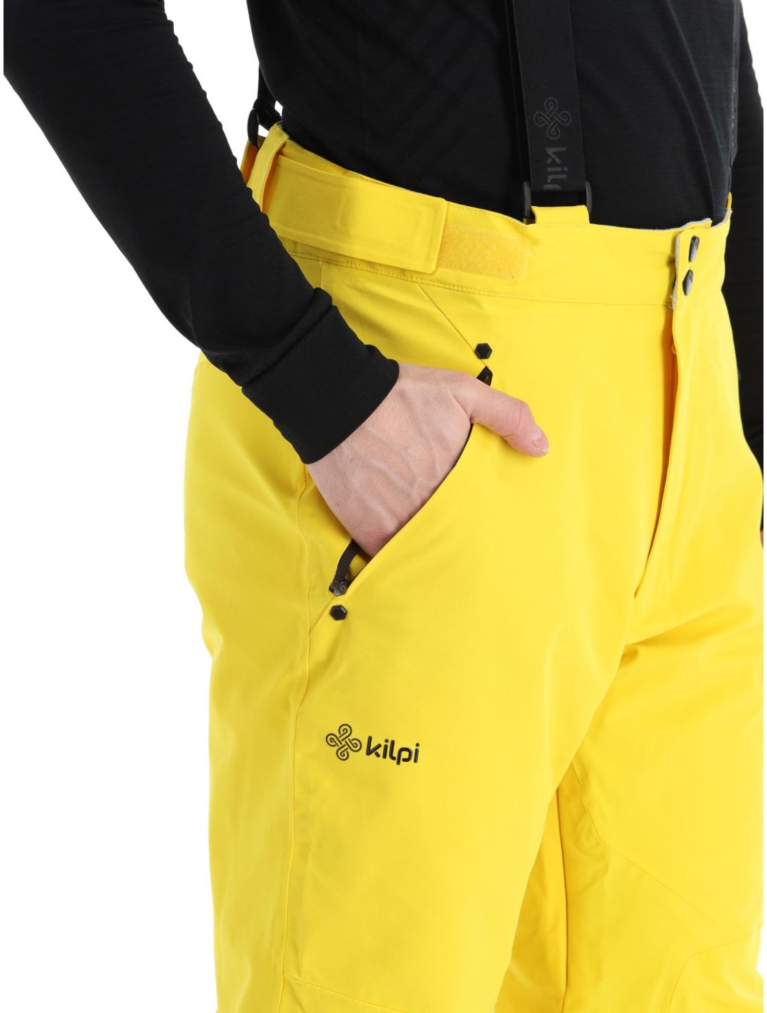 Kilpi, Methone-M pantaloni da sci uomo Yellow giallo 