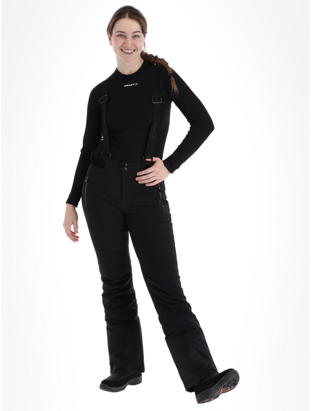 Kilpi, Ravel-W pantaloni da sci donna Black nero 