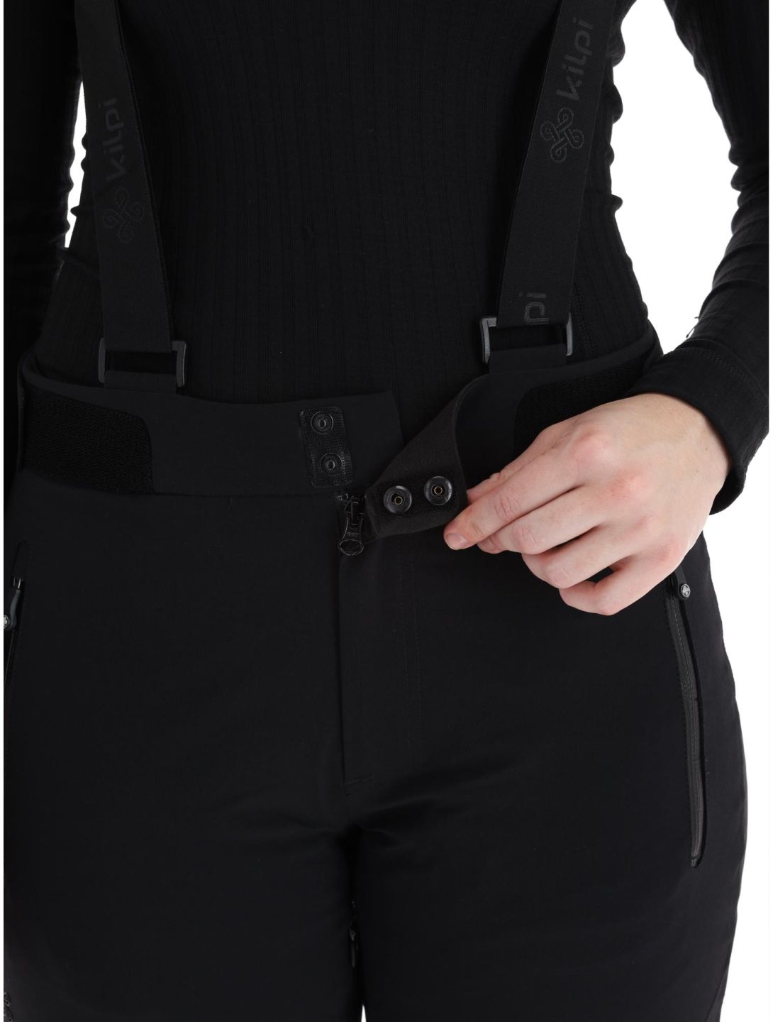 Kilpi, Ravel-W pantaloni da sci donna Black nero 