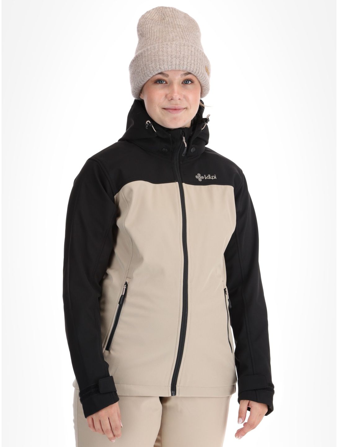 Kilpi, Ravia softshell donna Beige beige, nero 