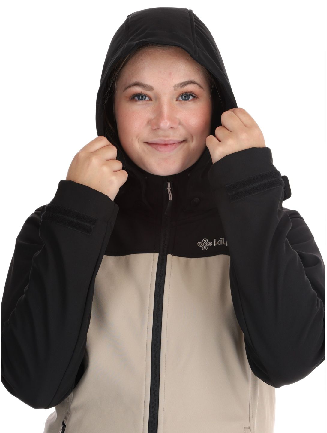 Kilpi, Ravia softshell donna Beige beige, nero 